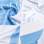 Uniform Custom Blue-White Jersey Red Light Soccer Sports Sublimation Lines Uniform Custom Blue-White Jersey Red Light Soccer Sports Sublimation Lines